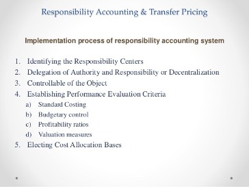 a beginner's guide to responsibility accounting