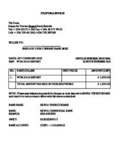 Accounting Invoice Template