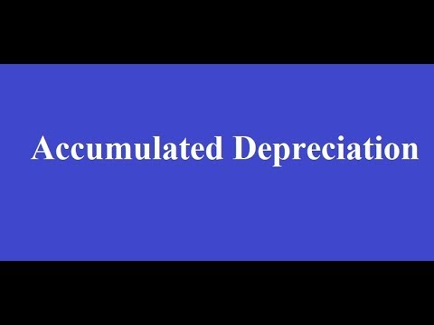 accumulated depreciation and depreciation expense