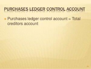 Control Account Definition