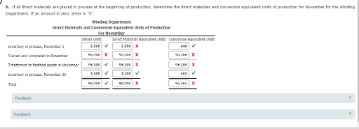 how to calculate equivalent units of production