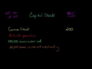 If Common Stock Is Issued For An Amount Greater Than Par Value