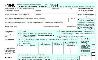 irs schedule 1, 2, and 3