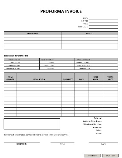 pro forma financial statements definition