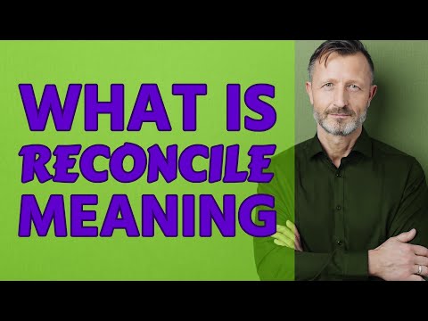 reconcile definition & meaning
