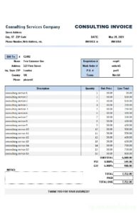 Sample Invoice Template