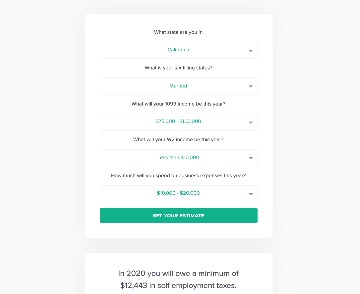 self employment tax calculator