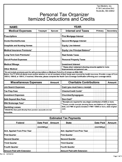 standard deduction vs  itemized deductions