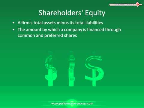 statement of shareholders' equity definition