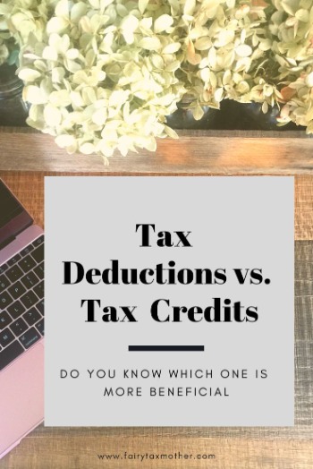 tax credits vs  tax deductions