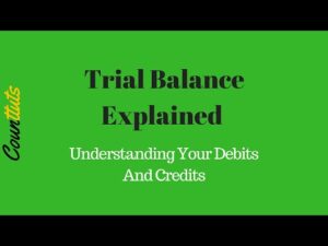 The Difference Between A Trial Balance And Balance Sheet