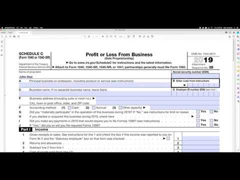 what is a schedule c irs form?