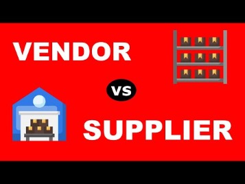 what is a vendor? logistics terms and definitions